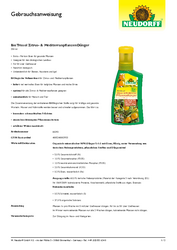 BioTrissol Zitrus- & MediterranpflanzenDünger