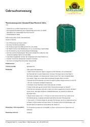 Thermokomposter „Neudorff DuoTherm“ 530 L