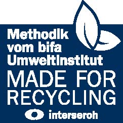 Auszeichnung Made for Recycling
