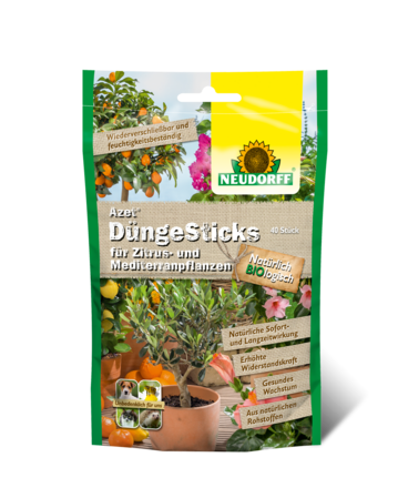 Azet DüngeSticks für Zitrus- und Mediterranpflanzen
