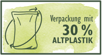 Verpackung 30% Altplastik